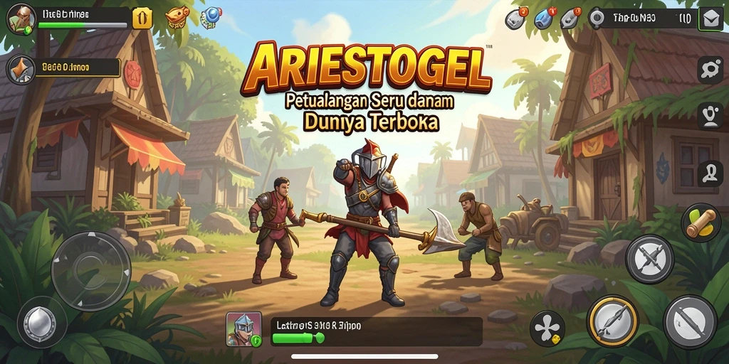 Tangkapan layar yang menampilkan keindahan dunia terbuka ARIESTOGEL.