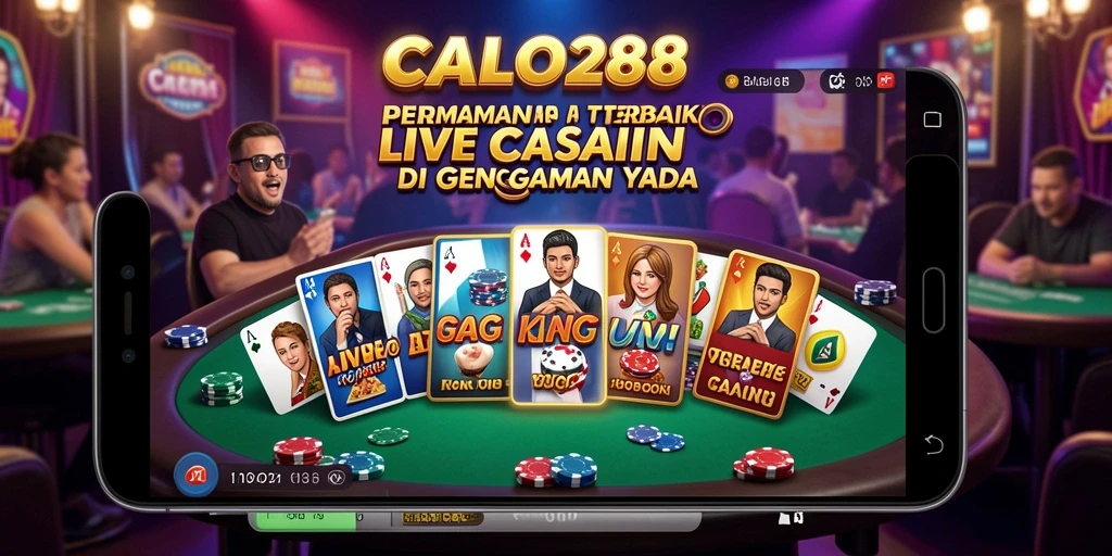 Tampilan gameplay langsung CALO288 dengan dealer profesional.