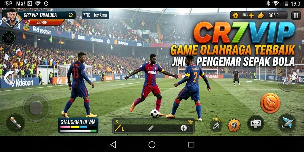 Tampilan gameplay CR7VIP yang seru dan interaktif.