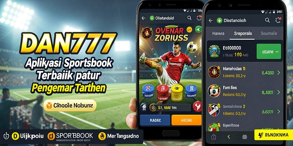 Tampilan gameplay Sportsbook yang menarik di DAN777.