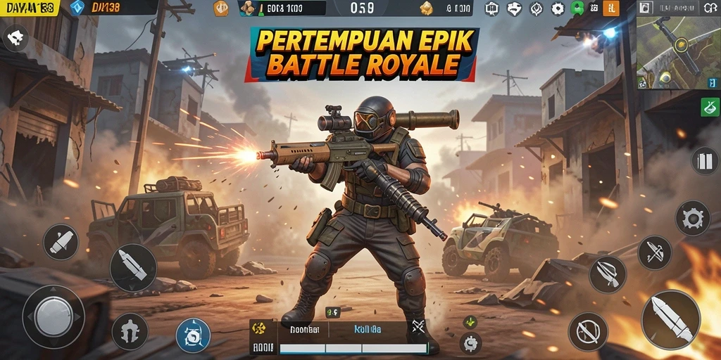 Gameplay Battle Royale yang mendebarkan di DAYA138.