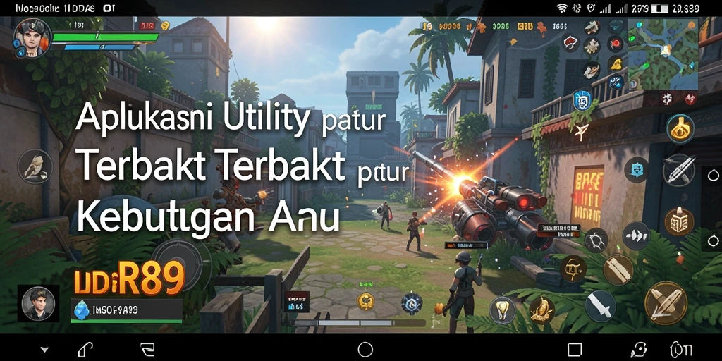 Screenshot utama IDR89 menunjukkan fitur aplikasi Utility yang intuitif.