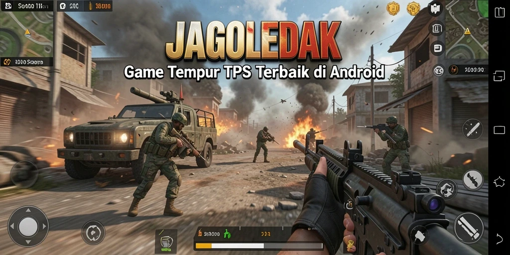 Tangkapan layar dari aksi pertempuran JAGOLEDAK yang mendebarkan.