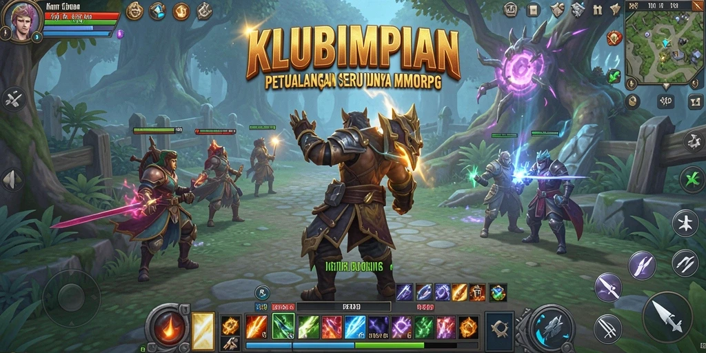 Gameplay KLUBIMPIAN yang menakjubkan di dunia MMORPG.