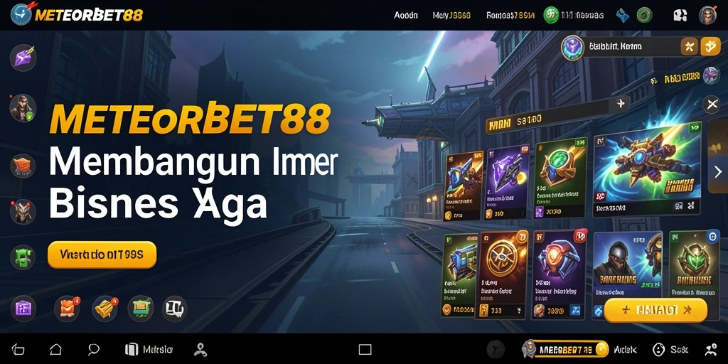 Tampilan gameplay METEORBET88 yang menarik dan interaktif.