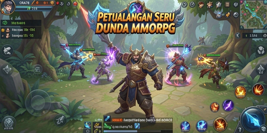Tangkapan layar gameplay menampilkan aksi seru di ORA78.