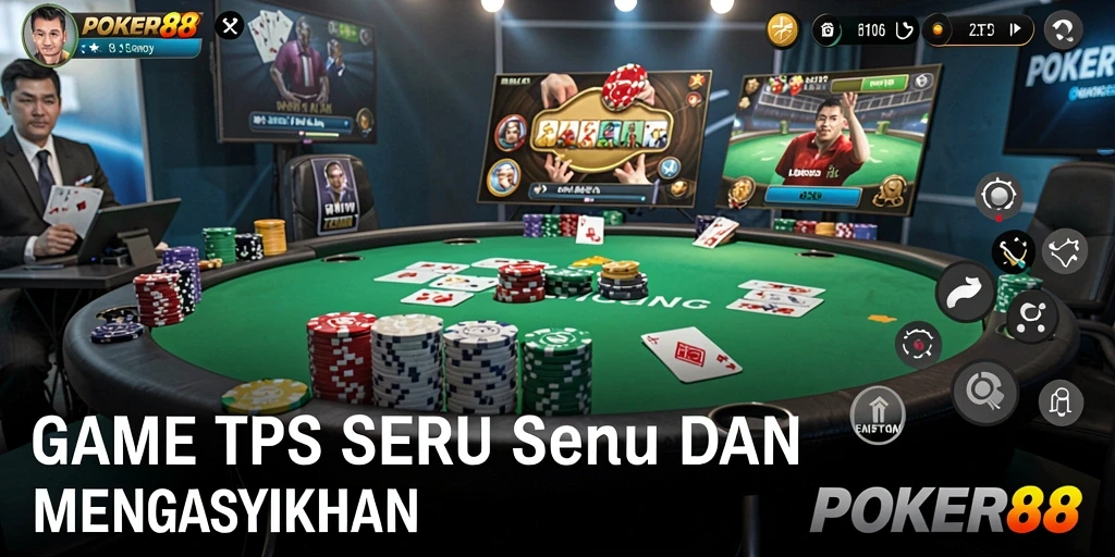 Tampilan gameplay POKER88 yang mendebarkan dan penuh aksi.