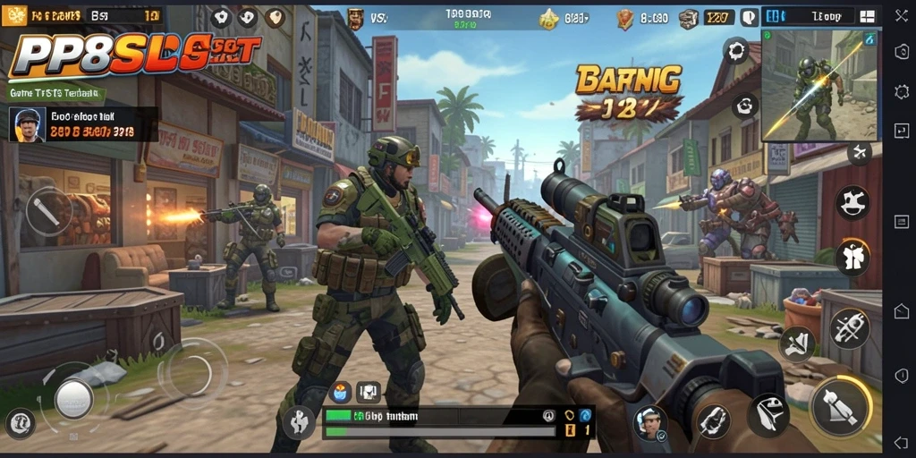 Screenshot utama PP8SLOT menampilkan gameplay yang mendebarkan.