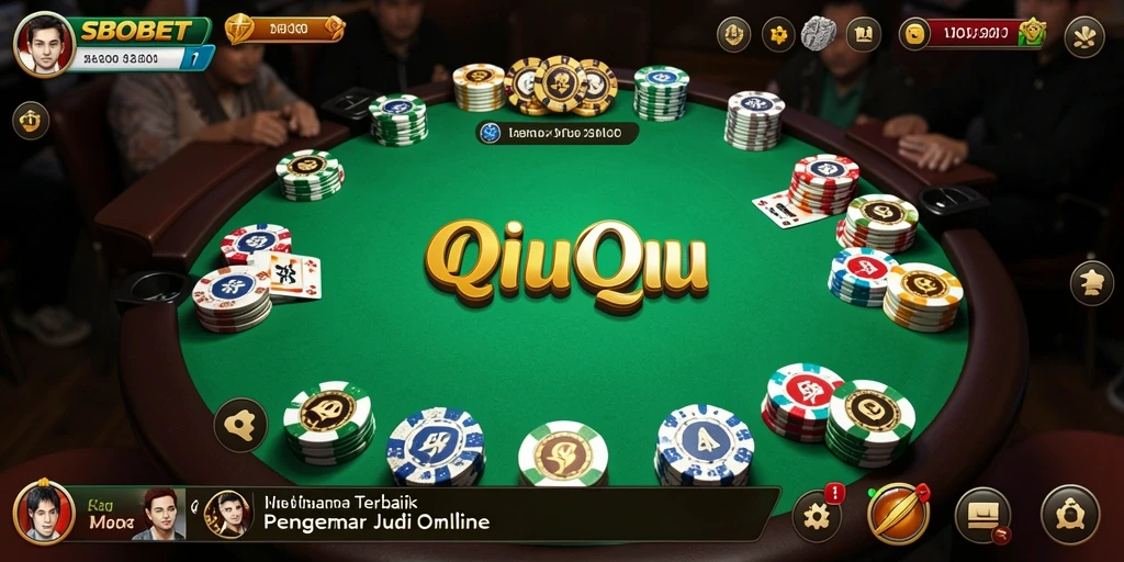 Tampilan gameplay QiuQiu yang menarik di SBOBET.
