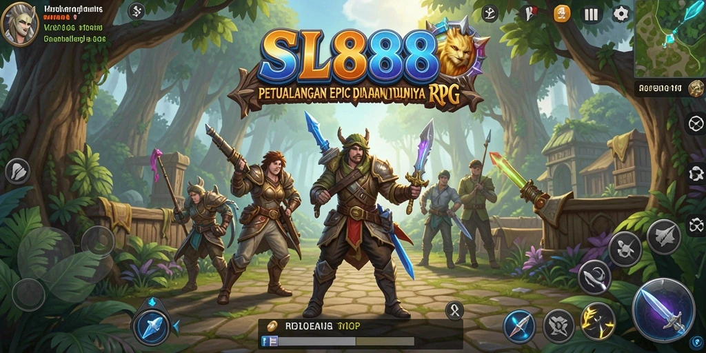 Tangkapan layar dari gameplay SL888 menampilkan pertarungan mendebarkan.