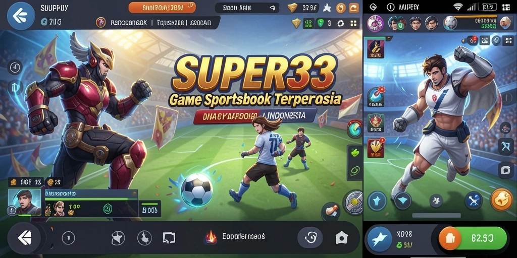 Tampilan gameplay SUPER33 dengan pilihan taruhan yang beragam di layar.