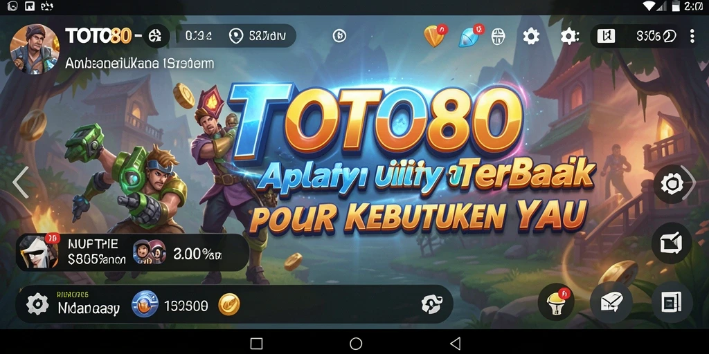 Tampilan antarmuka utama TOTO80 dengan fitur Utility yang menarik.