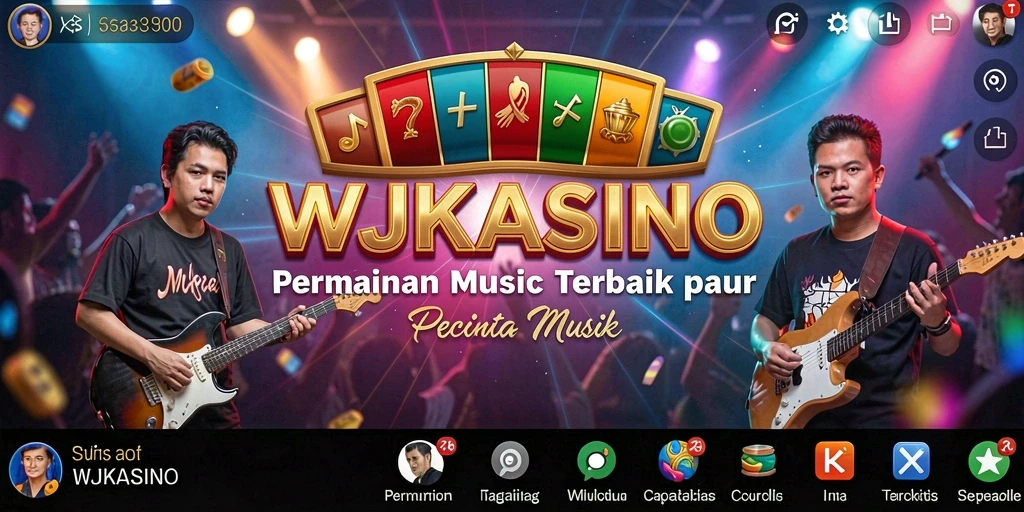 Tampilan gameplay <strong>WJKASINO</strong> dengan alunan musik yang seru